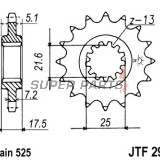 Μπροστινό γρανάζι -JT- JTF297,16, 16 δόντια, Honda CB 400 1992-1997, 1999-2001, CB 500 1993-2003, CB-1 400 1989-1991, CBF 500 2004-2008, RVF 400 1994