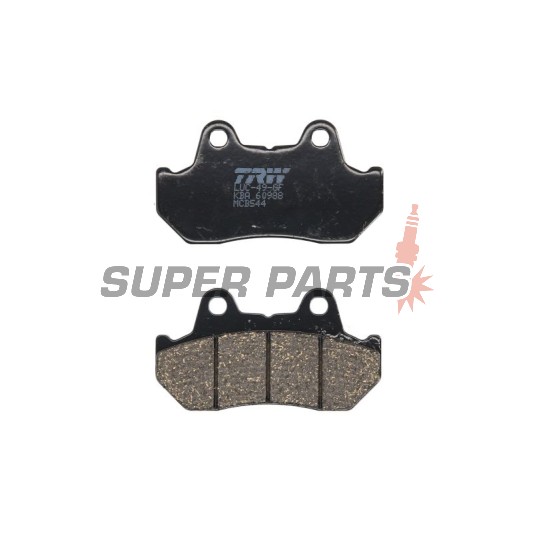 Τακάκια φρένων -TRW- MCB544, Honda CBR 1000F (1987-1988), CBX 1000/1100F Pro Link (1981-1983), CN 250 Helix (1986-2000), CX 500/650 Euro & Turbo (1982-1986), GL 650 Silverwing (1983), NS 400R (1985-1988), VF 400/500/700F Interceptor (1982-1987), VFR 7