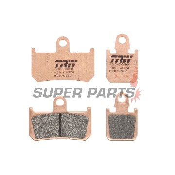 Τακάκια φρένων -TRW- MCB795SV, Yamaha FZ1 1000N/MT-01 1700/VMX V-Max 1700/YZF-R1 1000 (2004-2016)