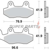 Τακάκια φρένων -TRW- MCB689, Kawasaki KLF/KVF/KX/KLX, Kymco Agility/Grand Dink/Stryker, Suzuki Burgman, Peugeot Satelis, Honda Rebel/NSR, Husqvarna TE 610, Yamaha YZ (1989-2017)