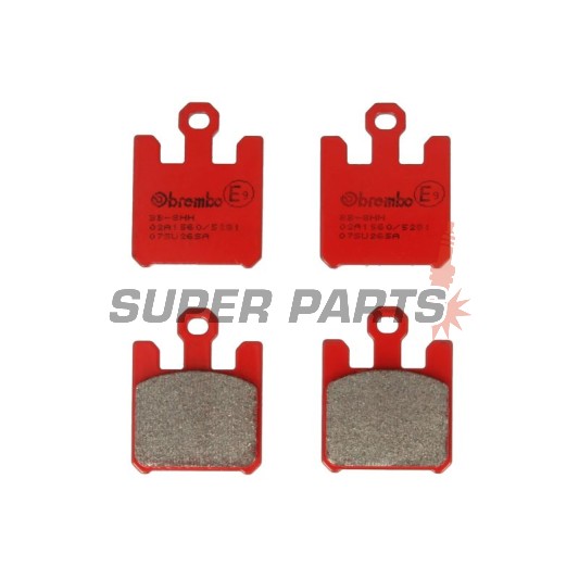 Τακάκια φρένων -BREMBO- 07SU26SA, Kawasaki Ninja ZX-6R 636, ZX-10R, ZX-12R; Suzuki GSX-R1000