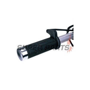 Θερμαινόμενα γκριπ -OXFORD- HotGrips Essential Cruiser, κουμπί χρωμίου