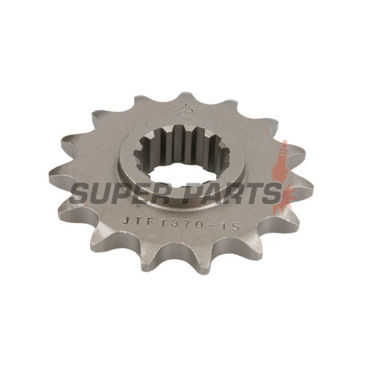 Μπροστινό γρανάζι -JT- JTF1370,15, 15 δόντια, Honda CB 600 2007-2013, CB 650 2014-2019, CBF 600 2008-2013, CBR 1000 2017-2019, CBR 600 1999-2019, CBR 650 2014-2018, CBR 900 1996-1999, CRF 1000 2015-2019, XL 1000 1999-2013