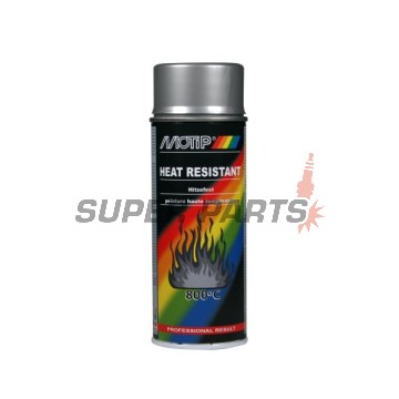 Θερμοανθεκτική βαφή -MOTIP- ασημί, ματ, 400ml