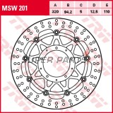 Δίσκος φρένου -TRW- MSW201, 320mm, Honda VFR1200F V4/DCT/ABS (2010-2015)