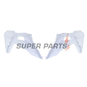 Μπροστινά πλαϊνά πλαστικά -POLISPORT- λευκά, HUSQVARNA FC, FE, TC, TE 50-450 2019-2023
