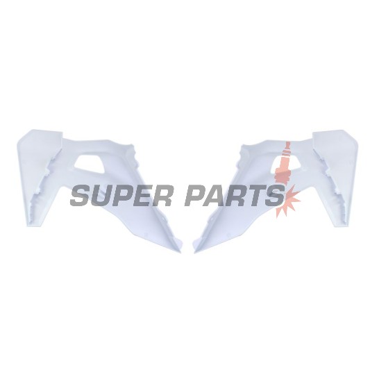 Μπροστινά πλαϊνά πλαστικά -POLISPORT- λευκά, HUSQVARNA FC, FE, TC, TE 50-450 2019-2023