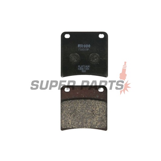 Τακάκια φρένων -FERODO- FDB569P, Kawasaki Z1300/ZG1300 DFI, Z500B, Suzuki GSX600F/750F/1100F Katana, GSX1100G, VX800 (1979-1997)