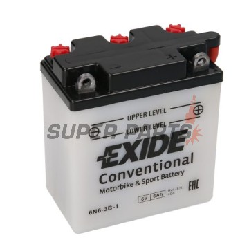 Μπαταρία -EXIDE- 6N6-3B-1, 6Ah 6V