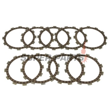Σετ δίσκων συμπλέκτη -TRW- MCC455-9, Gas Gas EC250F/250 4T (2010-2014), Yamaha WR250F (2001-2017), Yamaha YZ250F/YZ250FX (2001-2016)