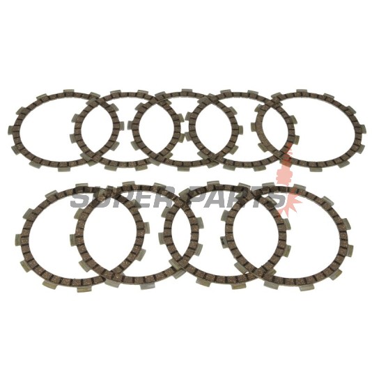 Σετ δίσκων συμπλέκτη -TRW- MCC455-9, Gas Gas EC250F/250 4T (2010-2014), Yamaha WR250F (2001-2017), Yamaha YZ250F/YZ250FX (2001-2016)