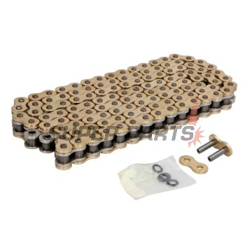 Αλυσίδα -JT- JTC525Z3GS120RL, μέγεθος 525, 120 κρίκοι, διπλό ενισχυμένη, χρυσή