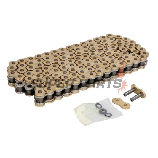 Αλυσίδα -JT- JTC525Z3GS120RL, μέγεθος 525, 120 κρίκοι, διπλό ενισχυμένη, χρυσή