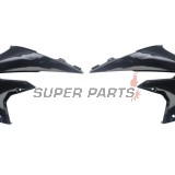 Μπροστινά πλαϊνά πλαστικά -POLISPORT- μαύρα, YAMAHA YZ 250/450 2018-2023