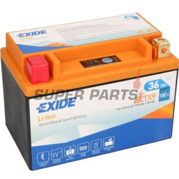 Μπαταρία -EXIDE- ELTX9, 36Wh (3Ah), 12V, Lithium-ion