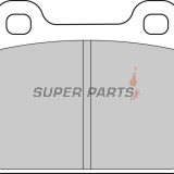 Τακάκια φρένων -FERODO- FDB2136SG, LYN Enduro/GLX 5009 ST/Rave Special/Gran Touring 700 1998-2000