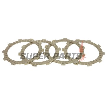 Σετ δίσκων συμπλέκτη -TRW- MCC433-4, Yamaha SR 125 (1996-2003)/TW 125 Trailway (1999-2002)