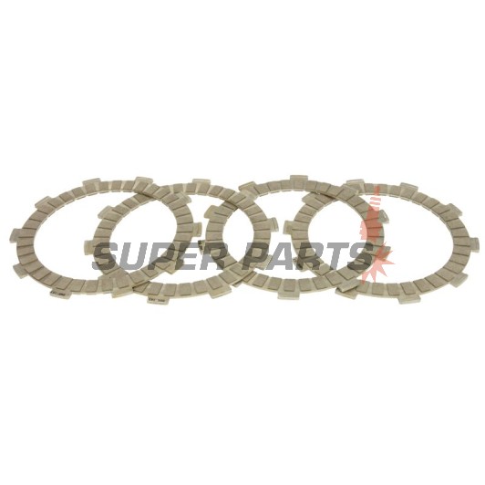 Σετ δίσκων συμπλέκτη -TRW- MCC433-4, Yamaha SR 125 (1996-2003)/TW 125 Trailway (1999-2002)