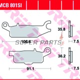 Τακάκια φρένων -TRW- MCB801SI, Yamaha YFM Raptor 250/250R, Grizzly 550/700/700F Auto 4x4 EPS (2006-2018)