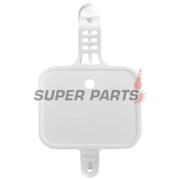 Μάσκα/πινακίδα αριθμού motocross -POLISPORT- λευκή, HONDA CRF 50 2004-2023