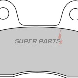 Τακάκια φρένων -FERODO- FDB2086P, Suzuki AN Burgman 400/400S 1999-2005