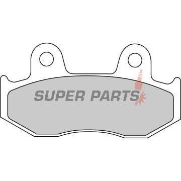 Τακάκια φρένων -FERODO- FDB2086P, Suzuki AN Burgman 400/400S 1999-2005