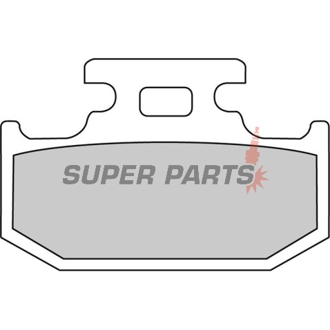 Τακάκια φρένων -FERODO- FDB659P, Kawasaki KX, Suzuki DR/RM, Yamaha TT/WR/YZ 125-650 1989-2002