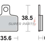Τακάκια φρένων -TRW- MCB767, Gas Gas Randonne 125, Husqvarna CR 50 (2011-2012), SM 50 (2011)