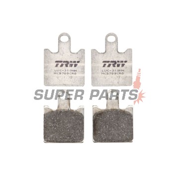 Τακάκια φρένων -TRW- MCB789CRQ, Kawasaki GTR1400/Z750R-Z1000/ZG1400 Concours/ZX-14R/ZX-6R 600-636/ZZR1200-1400 (2002-2018)