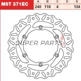 Δίσκος φρένου -TRW- MST371EC, 240mm, Suzuki DR-Z 400/400E/400SM/400SMU (2005-2008), RM 125/250 (2005-2012)