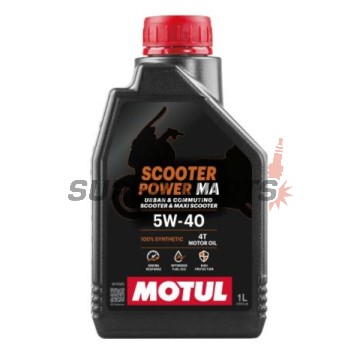 Λάδι κινητήρα -MOTUL- SCOOTER POWER, 5W40, πλήρως συνθετικό, 1L