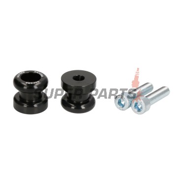 Μανιτάρια για πίσω βάση -OXFORD- Bobbins M8 x1.25, μαύρα, σετ