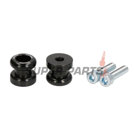 Μανιτάρια για πίσω βάση -OXFORD- Bobbins M8 x1.25, μαύρα, σετ