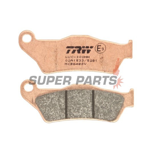 Τακάκια φρένων -TRW- MCB648SV, Alfer 250, Aprilia MX/Mana/Pegaso/RST, ATK Cross/Enduro, BMW G450X/HP2, Ducati Monster, Gas Gas EC, Husqvarna SM/TE/WR, KTM Adventure/EXC/SX, Moto Guzzi Stelvio, Yamaha TT/Majesty