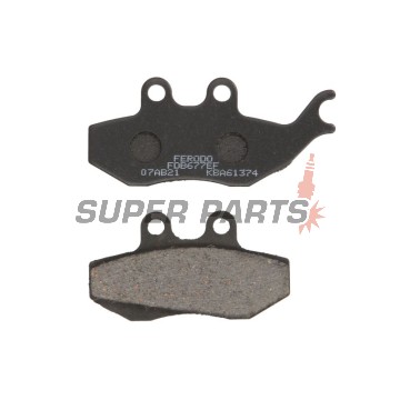 Τακάκια φρένων -FERODO- FDB677EF, Aprilia ETX125, MX50, Pegaso50/125, RS50, RX50/125, Gilera DNA50/125/180, Runner125/180, Malaguti Madison125, Piaggio GT125/250, Hexagon125, Skipper125, Sachs ZX50/125, ZZ125, Rieju RS1 50Evo