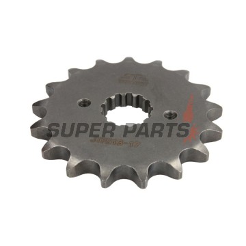 Μπροστινό γρανάζι -JT- JTF513,17, 17 δόντια, Cagiva Raptor 1000 2001-2006, V-Raptor 1000 2001-2006, X-Raptor 1000 2002-2003, X-Tra Raptor 1000 2001-2005, Kawasaki GPX 500 1988, GPX 600 1988-1990, 1993-2000, GPX 750 1987-1988, GPZ 305 1983