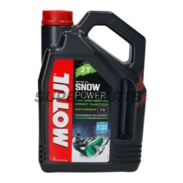 λάδι 2χρονου κινητήρα -MOTUL- SNOWPOWER, 2T, πλήρως συνθετικό, 4L