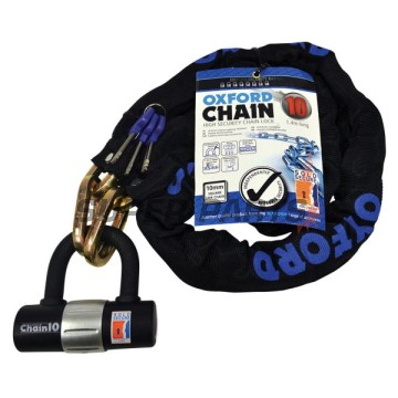 Αλυσίδα με κλειδαριά -OXFORD- Chain10 10mm x1.4m