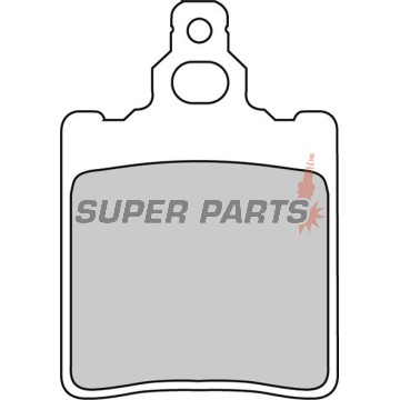 Τακάκια φρένων -FERODO- FDB694AG, Aprilia AF1 (1987-1991), RS/SR/Rally (1993-2006), Tuono/SX (2004-2007); Cagiva Aletta/Elefant/Dakar (1981-2000); KTM SX 60/65 (2000-2003); MBK Booster/Nitro/Ovetto (1994-2006); Yamaha Breeze (1995-2012); Piaggio DNA/GTX/H