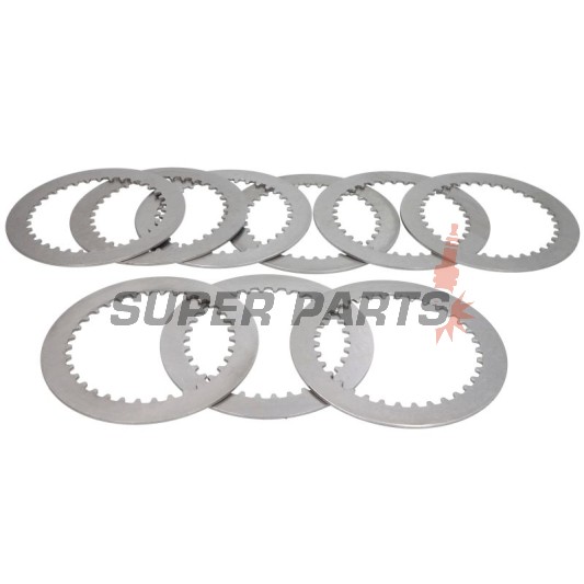Σετ ατσάλινων δίσκων συμπλέκτη -TRW- MES310-9, Kawasaki Z1000/Z1000SX (2003-2017), ZX-10R Ninja (2004-2012), ZX-6R Ninja (1995-1999), ZX-9R Ninja Kat/F1/F2 (2000-2004); Suzuki GSX-R1000 (2001-2004)
