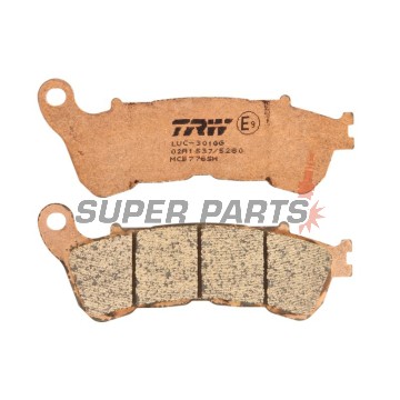 Τακάκια φρένων -TRW- MCB776SH, Harley-Davidson XL883-1200 Sportster + Honda CB-CBF-CBR/FES-FJS-NSS Forza/NC-NT-SH-ST/VFR-VT-XL + Suzuki Burgman/Sixteen/Boulevard-Intruder 1800 (2004-2018)