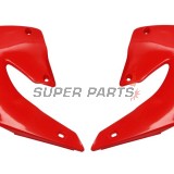 Μπροστινά πλαϊνά πλαστικά -POLISPORT- κόκκινα, HONDA CR 125/250 2000-2001