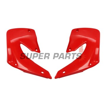 Μπροστινά πλαϊνά πλαστικά -POLISPORT- κόκκινα, HONDA CR 125/250 2000-2001