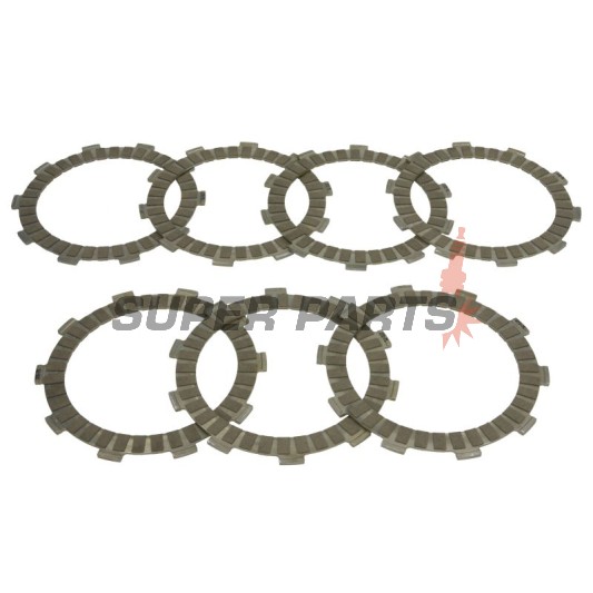 Σετ δίσκων συμπλέκτη -TRW- MCC145-7, Honda CRM250R, TRX250R/400EX Fourtrax Sporttrax, XR400R, Yamaha YZF-R3 321