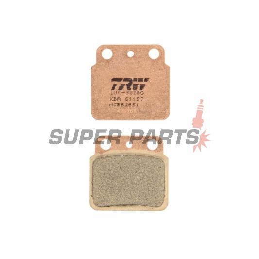 Τακάκια φρένων -TRW- MCB626SI, Kawasaki KFX/KSF 400-450R, Suzuki LT-Z 400 Quadsport (2003-2017)