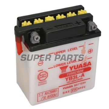 Μπαταρία -YUASA- YB3L-A, 3Ah 12V