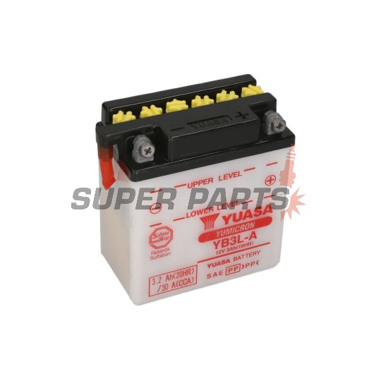 Μπαταρία -YUASA- YB3L-A, 3Ah 12V