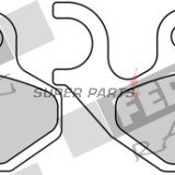 Τακάκια φρένων -FERODO- FDB2190EF, Cagiva Passing/Stella 50-125 1993-1997; Garelli Freeland/Joker/KRS 50-150 2002; Honda Dylan 125 2003-2005; Peugeot Tweet 50-150 2010; PGO T.Rex/PM-X/Charge 50-150 1999-2004; SYM Shark/Red Devil/Jungle 50-125 1997-2005