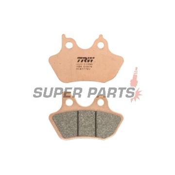 Τακάκια φρένων -TRW- MCB777SV, Harley Davidson FLHR Road King, FLHT Electra Glide, FLHX Street Glide, FLST Fat Boy/Softail, FLTR Road Glide, FXD Dyna, FXST Softail, VRSC V-Rod, XL/XLH Sportster - 883-1803cc, 1999-2013
