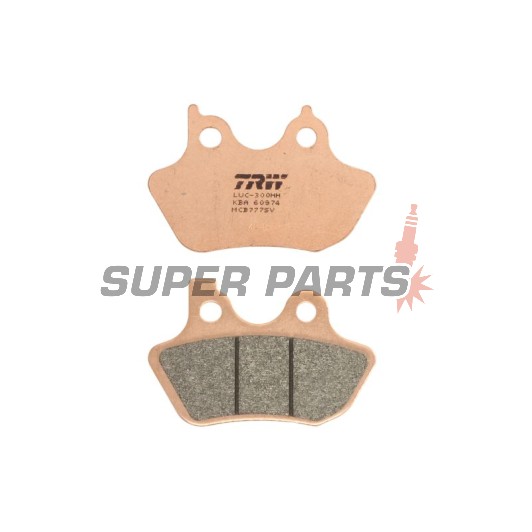 Τακάκια φρένων -TRW- MCB777SV, Harley Davidson FLHR Road King, FLHT Electra Glide, FLHX Street Glide, FLST Fat Boy/Softail, FLTR Road Glide, FXD Dyna, FXST Softail, VRSC V-Rod, XL/XLH Sportster - 883-1803cc, 1999-2013